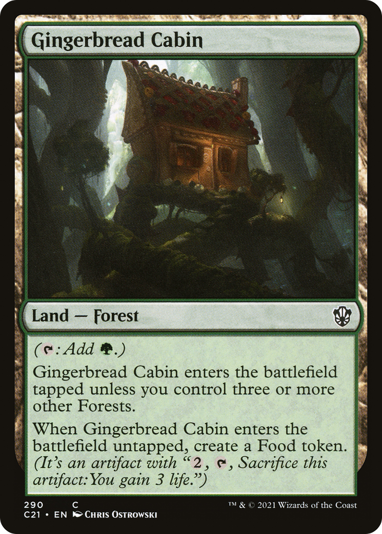 Gingerbread Cabin (C21-290) [Commander 2021] MTG Single Wizards of the Coast