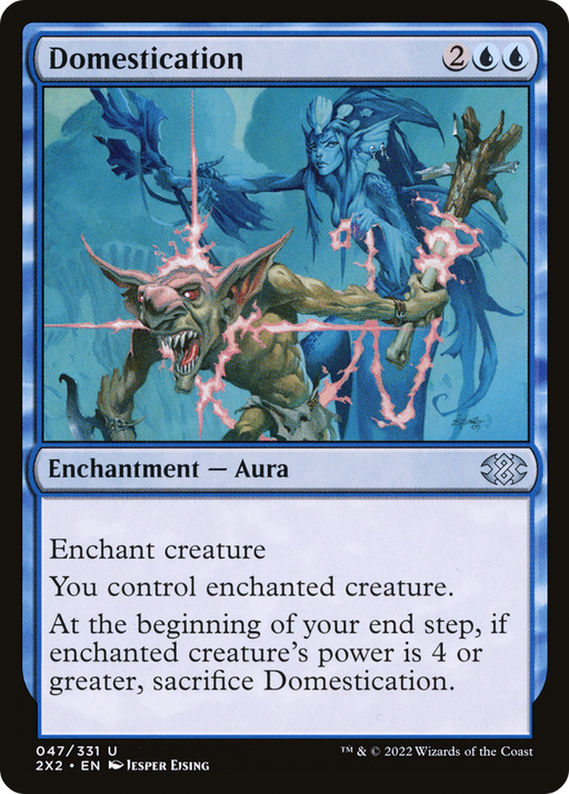 Domestication (2X2-047) [Double Masters 2022] Foil MTG Single Wizards of the Coast