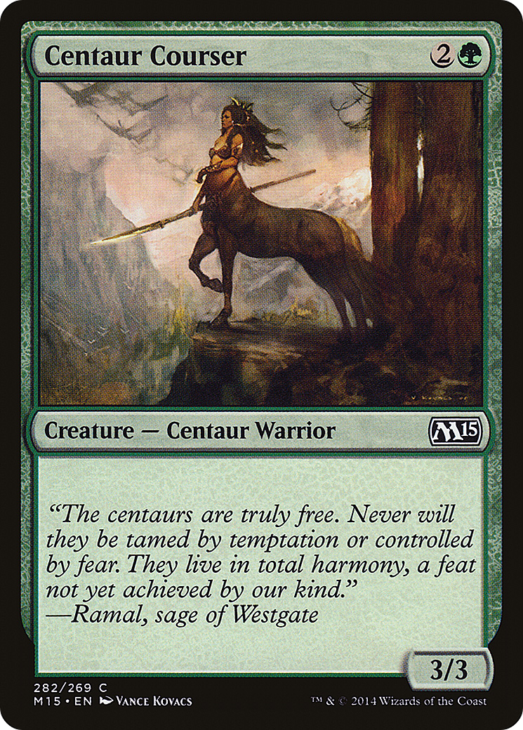 Centaur Courser (M15-282) [Magic 2015] Foil MTG Single Wizards of the Coast