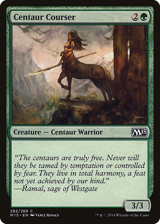 Centaur Courser (M15-282) [Magic 2015] Foil MTG Single Wizards of the Coast
