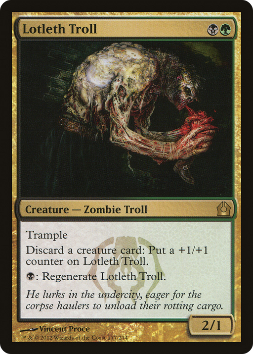 Lotleth Troll (RTR-177) [Return to Ravnica] MTG Single Wizards of the Coast