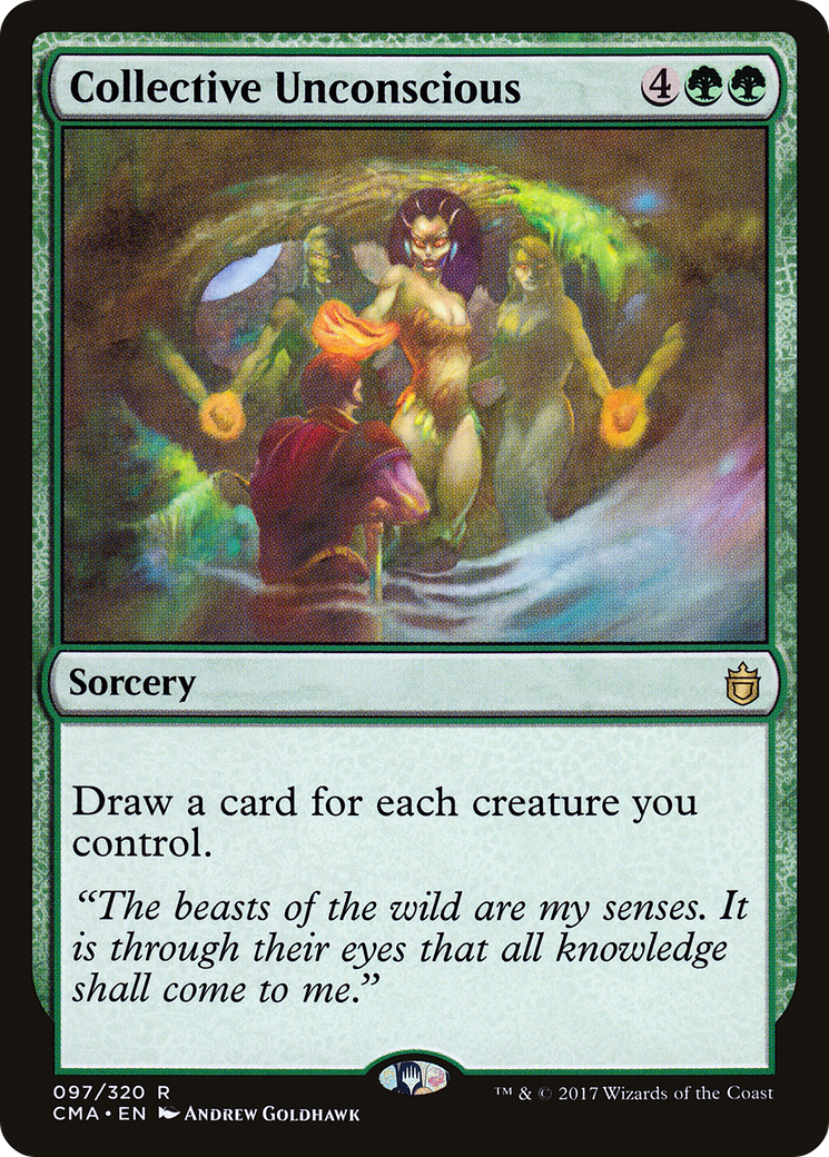 Collective Unconscious (CMA-097) [Commander Anthology] MTG Single Wizards of the Coast