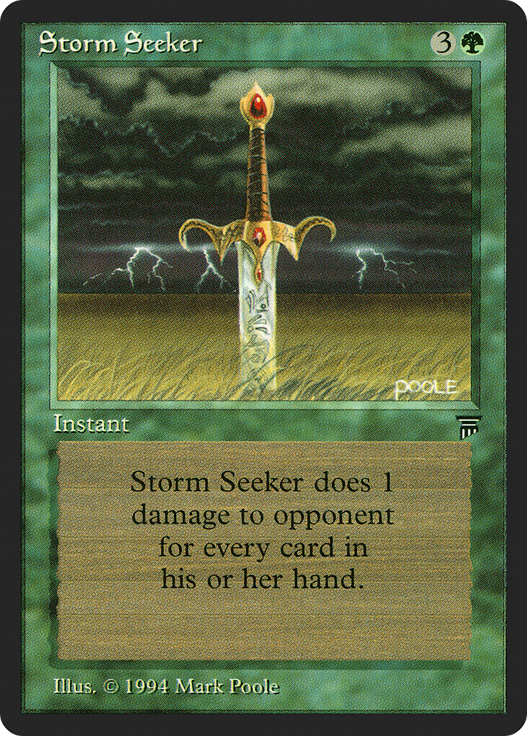 Storm Seeker (LEG-) [Oldschool] Legends MTG Single Wizards of the Coast
