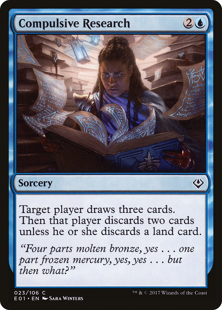Compulsive Research (AC2-023) [Misc] Archenemy: Nicol Bolas MTG Single Wizards of the Coast