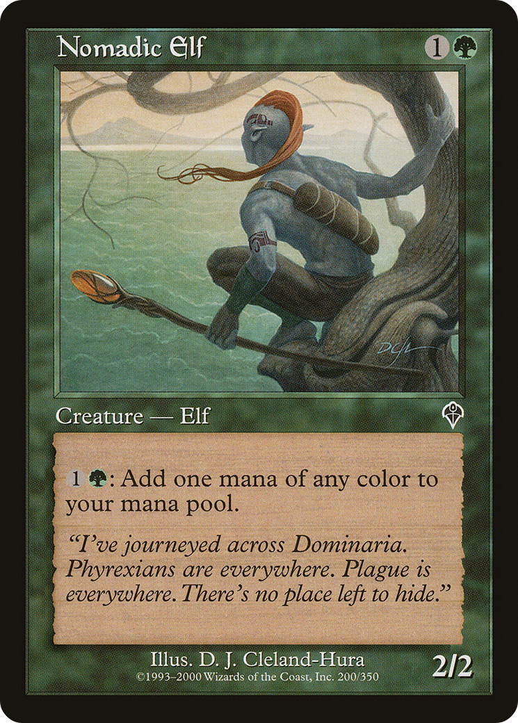 Nomadic Elf (INV-200) [Invasion] MTG Single Wizards of the Coast