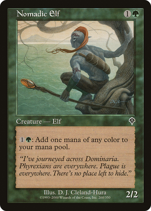 Nomadic Elf (INV-200) [Invasion] MTG Single Wizards of the Coast