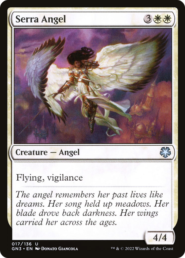 Serra Angel (GN3-017) [Misc] Game Night: Free-for-All MTG Single Wizards of the Coast