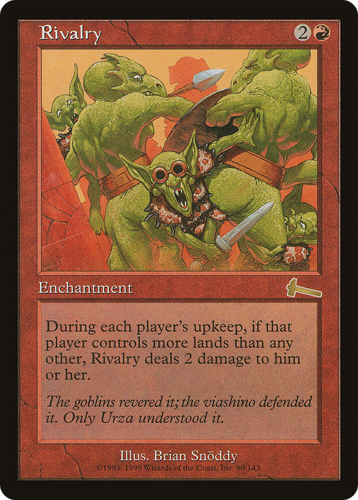 Rivalry (ULG-090) [Urza's Legacy] Foil MTG Single Wizards of the Coast