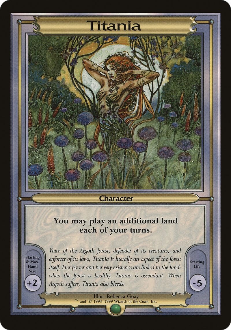 Titania (Oversize) (VNG-) [Oversized] Vanguard Series MTG Single Wizards of the Coast
