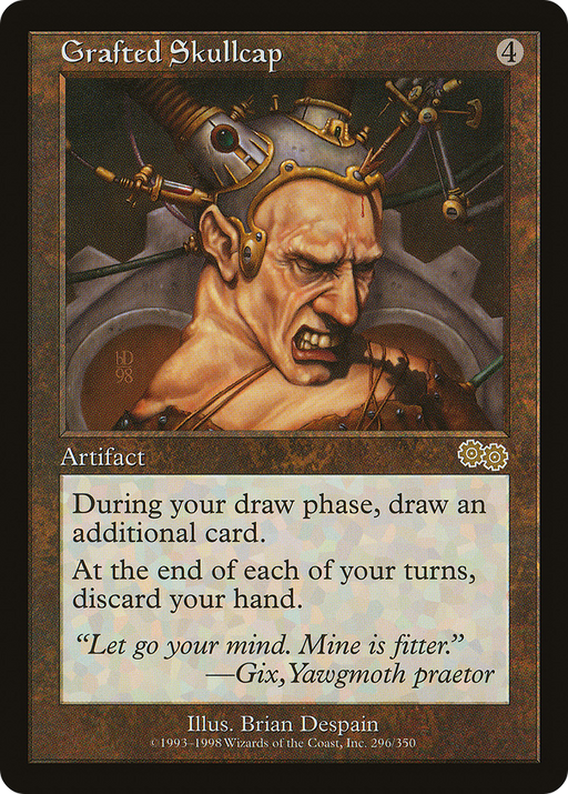 Grafted Skullcap (USG-296) [Urza's Saga] MTG Single Wizards of the Coast