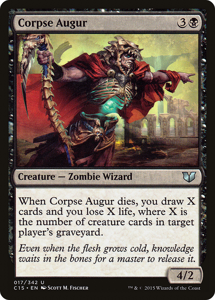 Corpse Augur (C15-017) [Commander 2015] MTG Single Wizards of the Coast