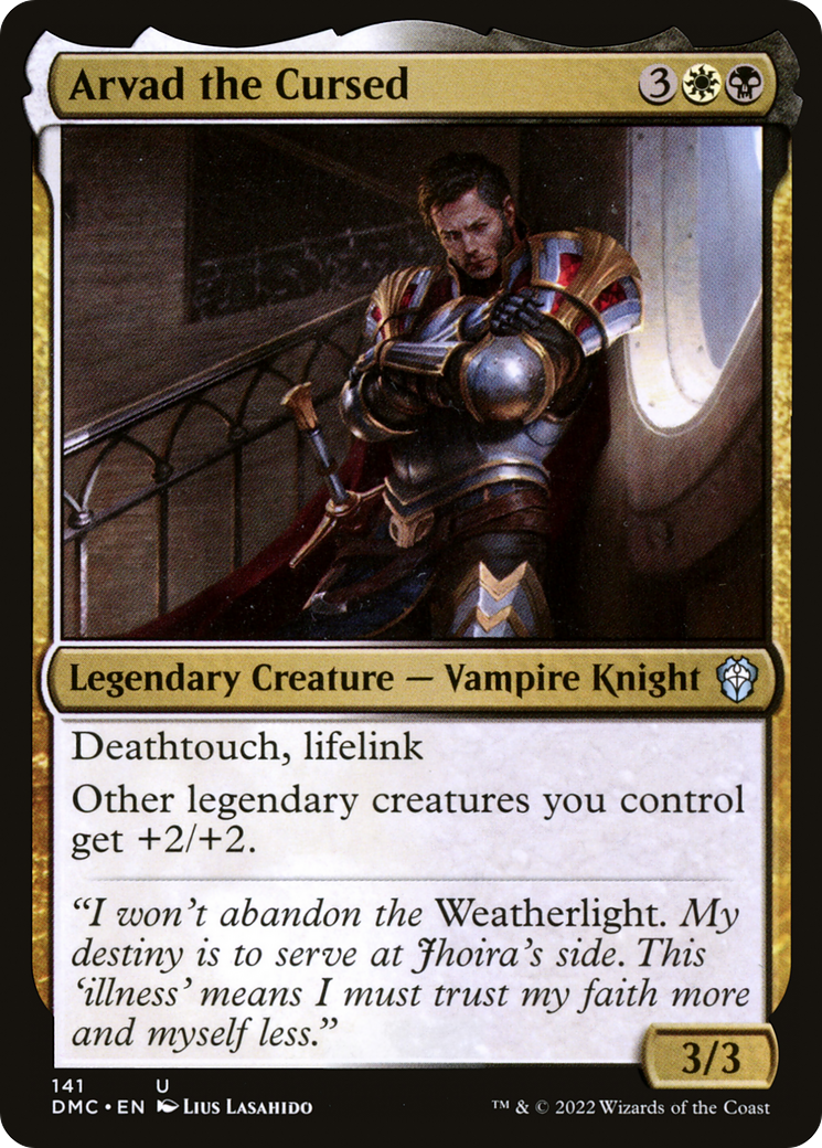 Arvad the Cursed (DMC-141) [Dominaria United Commander] MTG Single Wizards of the Coast
