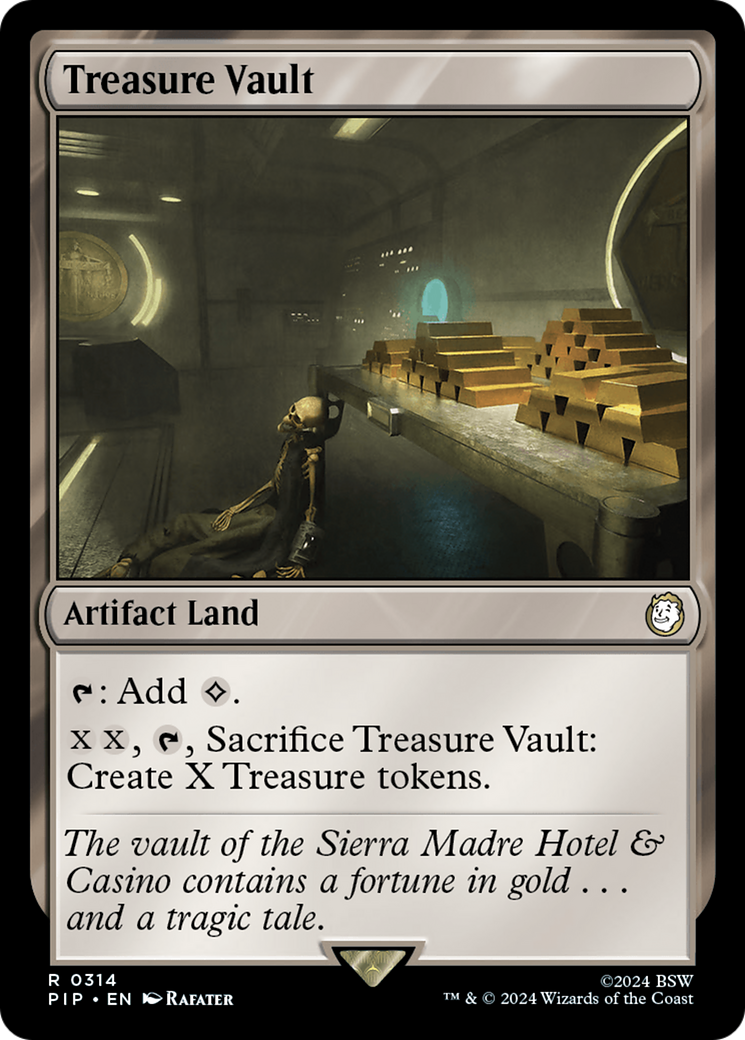 Treasure Vault (PIP-314) [Fallout] Foil MTG Single Wizards of the Coast