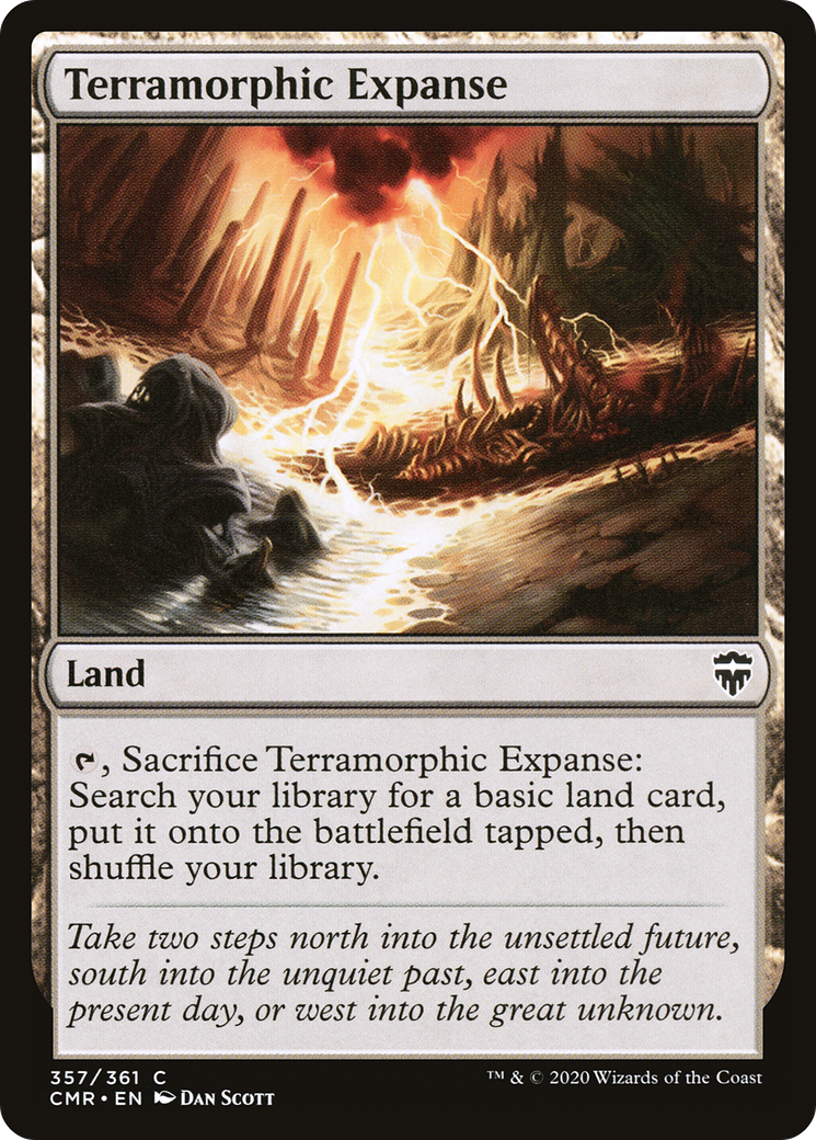 Terramorphic Expanse (CMR-357) [Commander Legends] MTG Single Wizards of the Coast