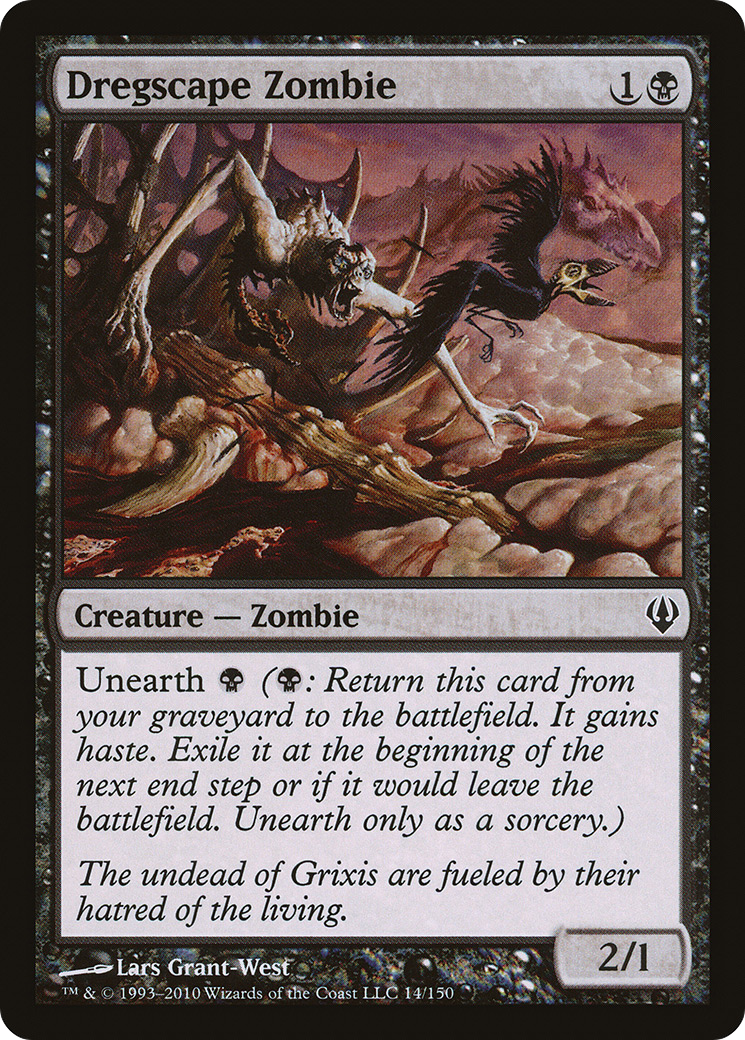 Dregscape Zombie (ARC-014) [Misc] Archenemy MTG Single Wizards of the Coast