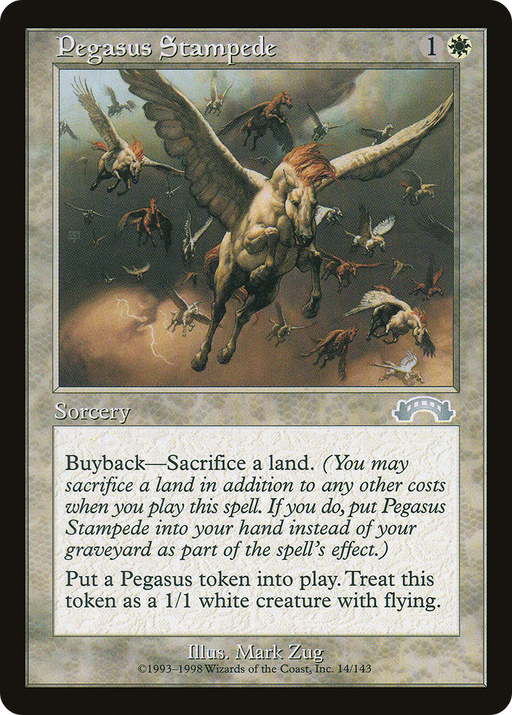 Pegasus Stampede (EXO-014) [Exodus] MTG Single Wizards of the Coast