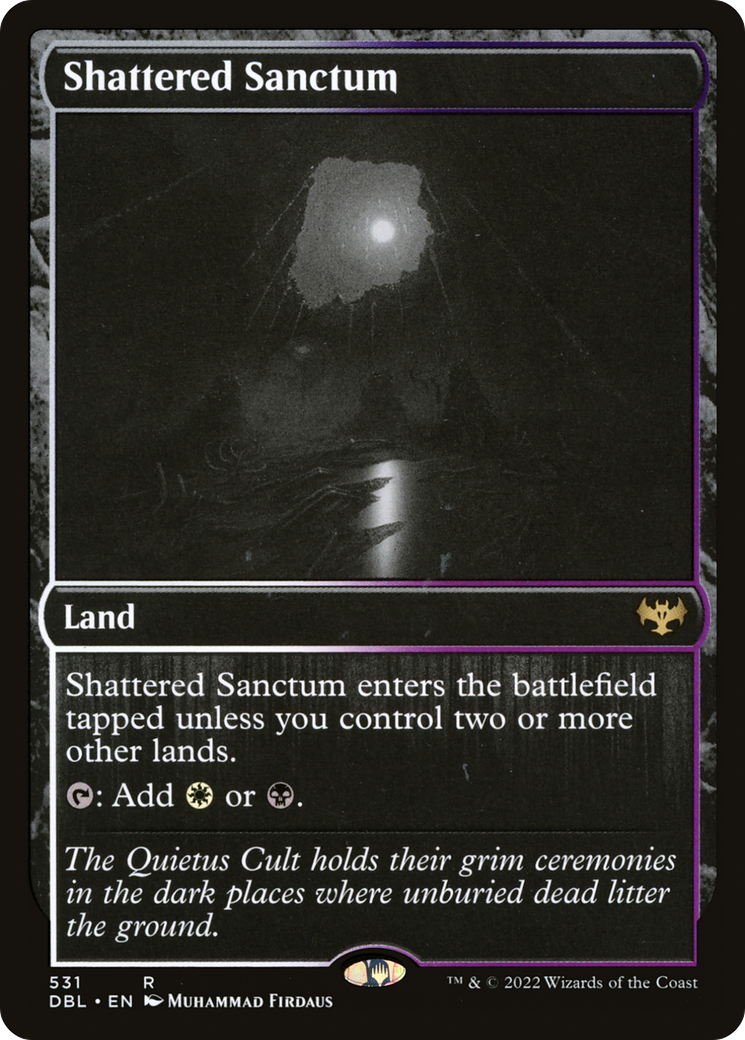 Shattered Sanctum (DBL-531) [Innistrad: Double Feature] MTG Single Wizards of the Coast