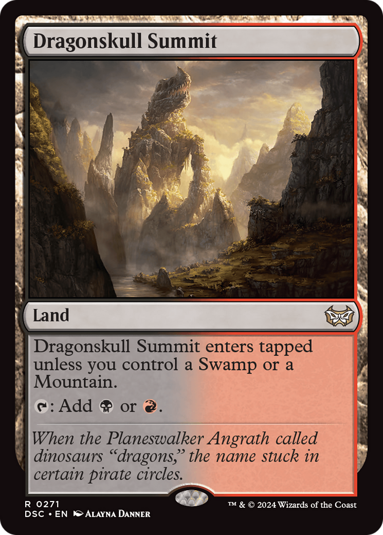 Dragonskull Summit (DSC-271) [Duskmourn: House of Horror Commander] MTG Single Wizards of the Coast