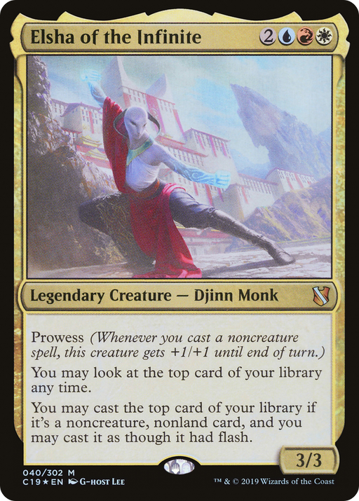 Elsha of the Infinite (C19-040) [Commander 2019] Foil MTG Single Wizards of the Coast
