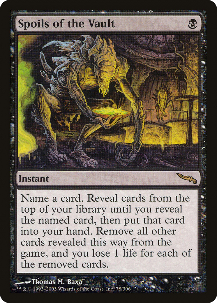 Spoils of the Vault (MRD-078) [Mirrodin] Foil MTG Single Wizards of the Coast