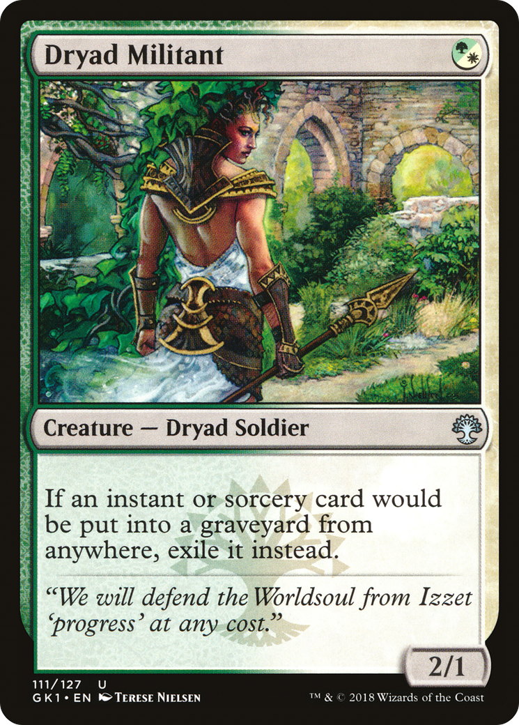 Dryad Militant (GR1-111) [Misc] GRN Guild Kit MTG Single Wizards of the Coast