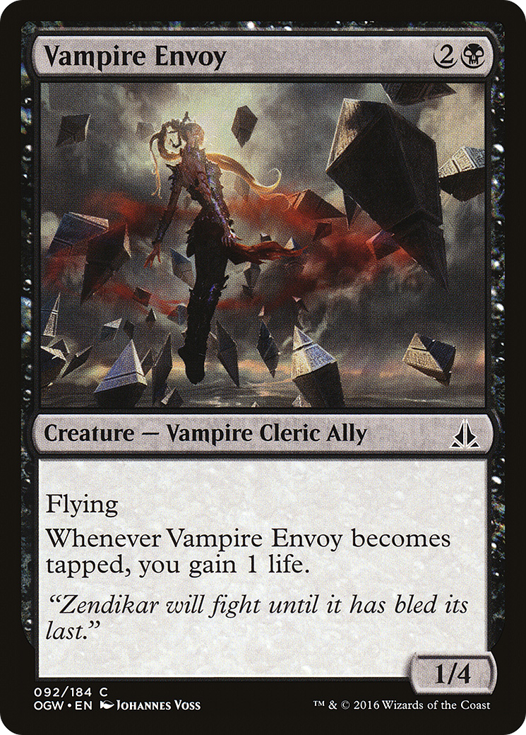 Vampire Envoy (OGW-092) [Oath of the Gatewatch] MTG Single Wizards of the Coast