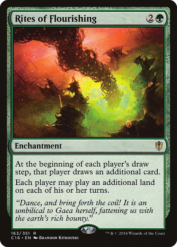 Rites of Flourishing (C16-163) [Commander 2016] MTG Single Wizards of the Coast