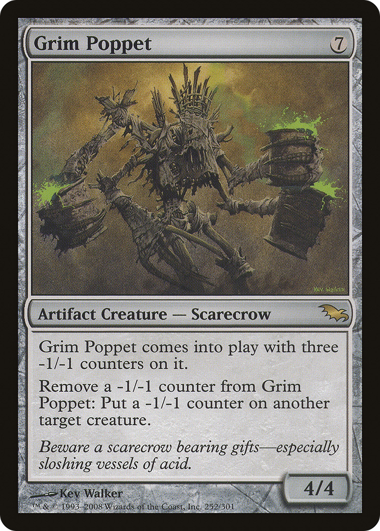Grim Poppet (SHM-252) [Shadowmoor] Foil MTG Single Wizards of the Coast