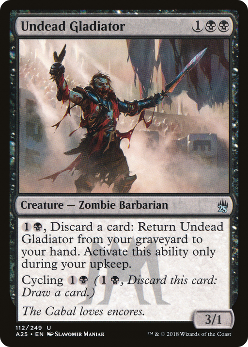 Undead Gladiator (A25-112) [Masters 25] MTG Single Wizards of the Coast