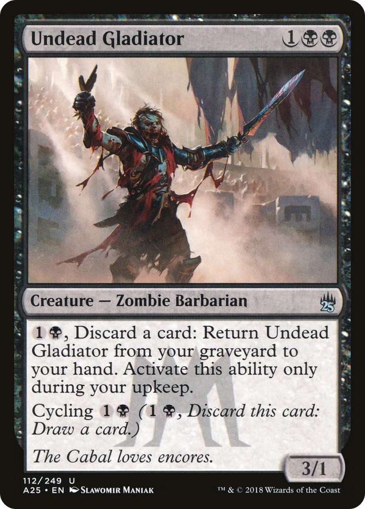 Undead Gladiator [Masters 25] MTG Single Magic: The Gathering