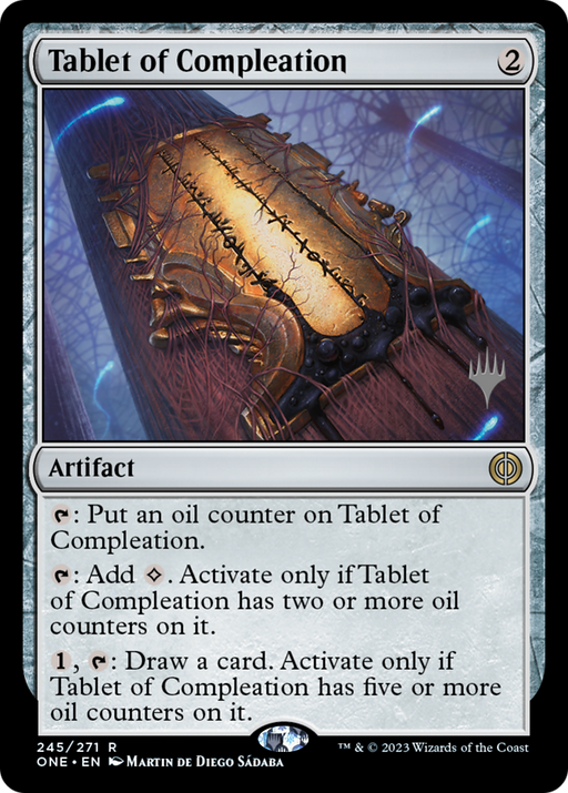 Tablet of Compleation (PPONE-245) [Phyrexia: All Will Be One Promos] MTG Single Wizards of the Coast