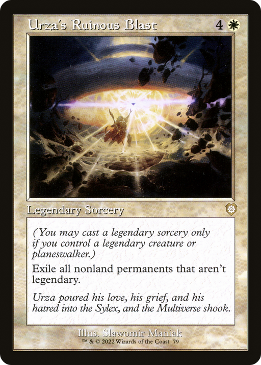 Urza's Ruinous Blast (BRC-079) [The Brothers' War Commander] MTG Single Wizards of the Coast