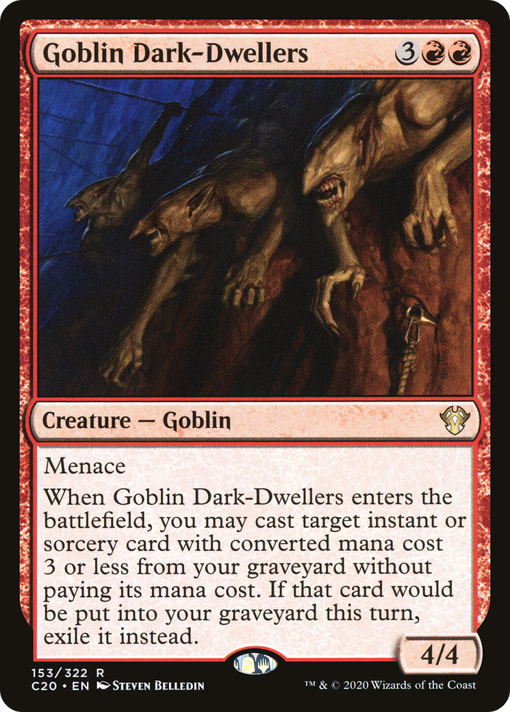 Goblin Dark-Dwellers (C20-153) [Commander 2020] MTG Single Wizards of the Coast