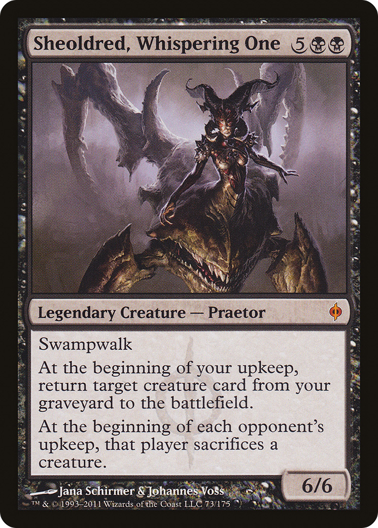 Sheoldred, Whispering One (NPH-073) [New Phyrexia] Foil MTG Single Wizards of the Coast