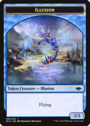 Angel (002) // Illusion (005) Double-Sided Token [Tokens] Modern Horizons Tokens MTG Single Magic: The Gathering
