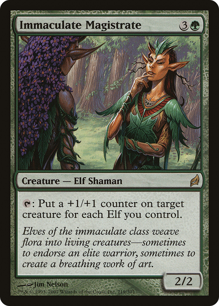 Immaculate Magistrate (LRW-219) [Lorwyn] MTG Single Wizards of the Coast