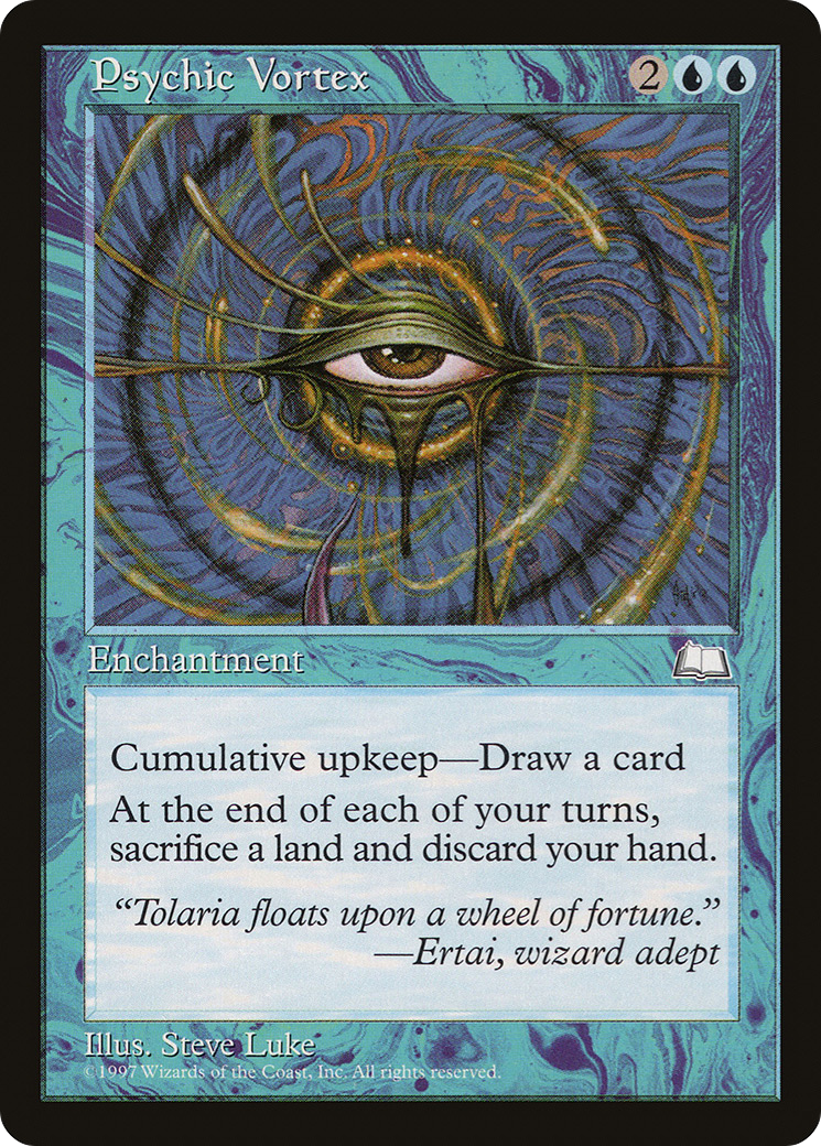 Psychic Vortex (WTH-050) [Weatherlight] MTG Single Wizards of the Coast
