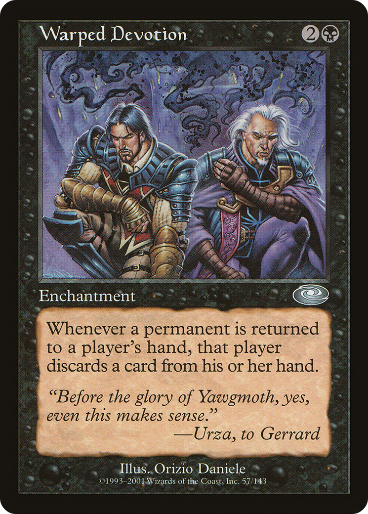Warped Devotion (PLS-057) [Planeshift] MTG Single Wizards of the Coast