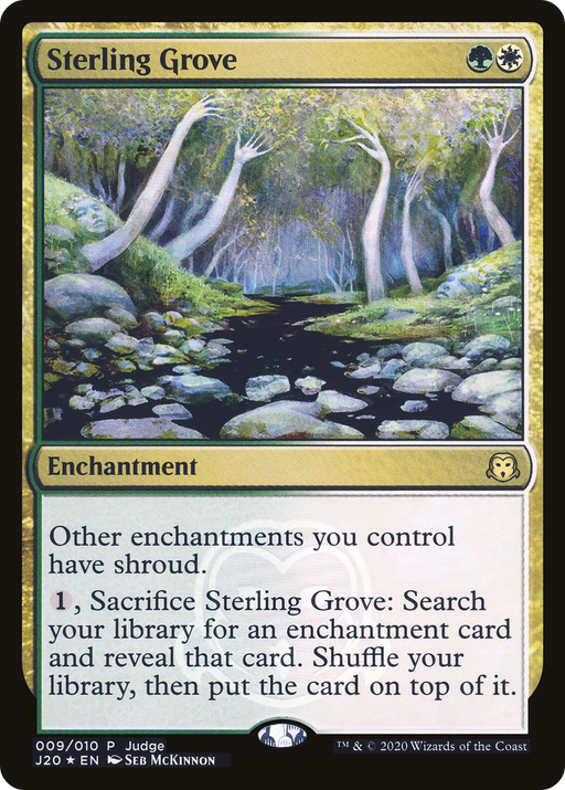 Sterling Grove (JDG-009) [Misc] Judge Gift Cards 2020 Foil MTG Single Wizards of the Coast