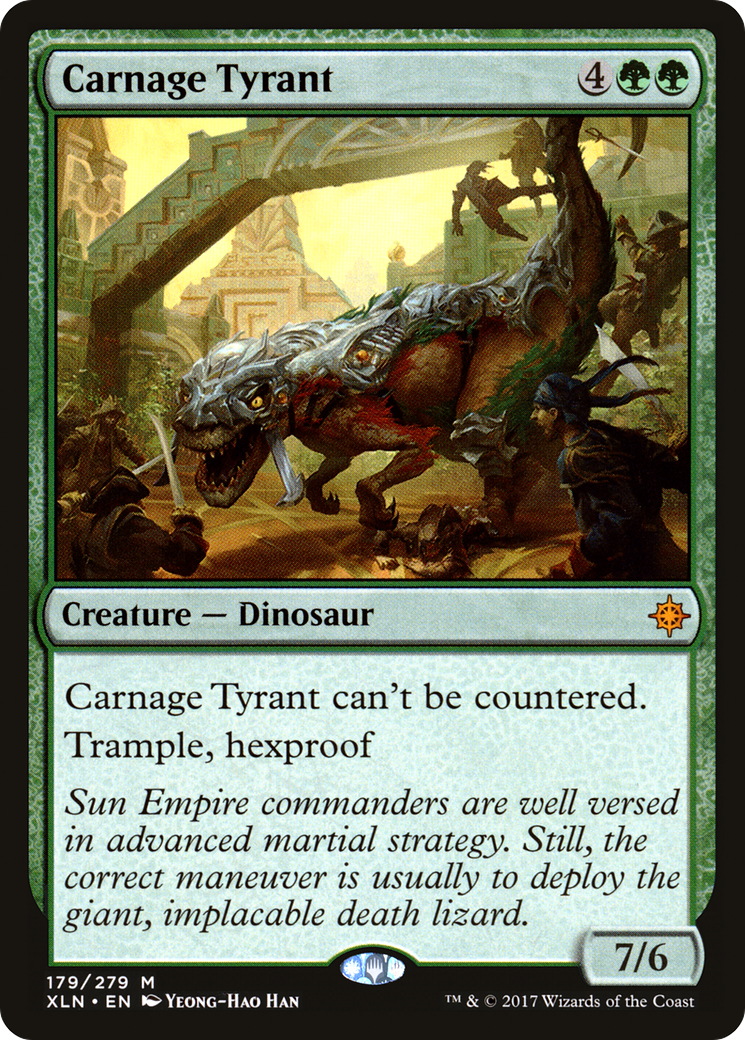 Carnage Tyrant (XLN-179) [Ixalan] MTG Single Wizards of the Coast