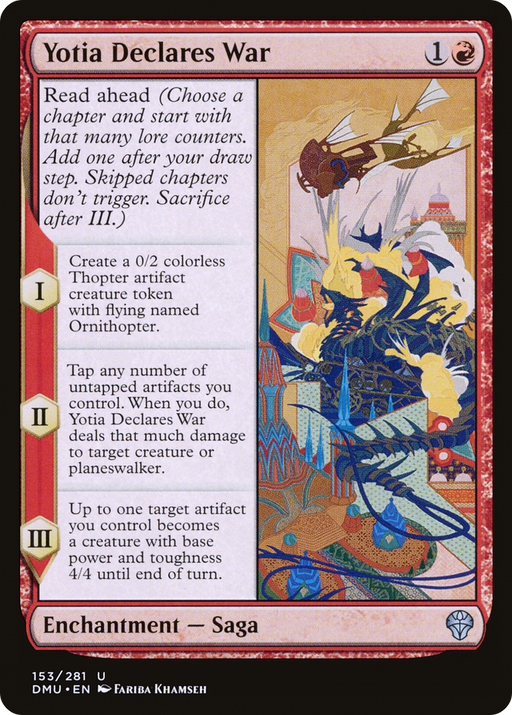 Yotia Declares War (DMU-153) [Dominaria United] MTG Single Wizards of the Coast