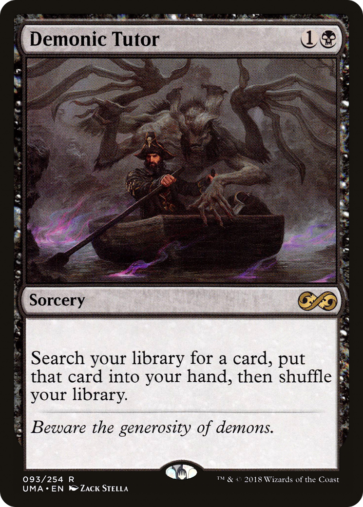 Demonic Tutor (UMA-093) [Ultimate Masters] MTG Single Wizards of the Coast