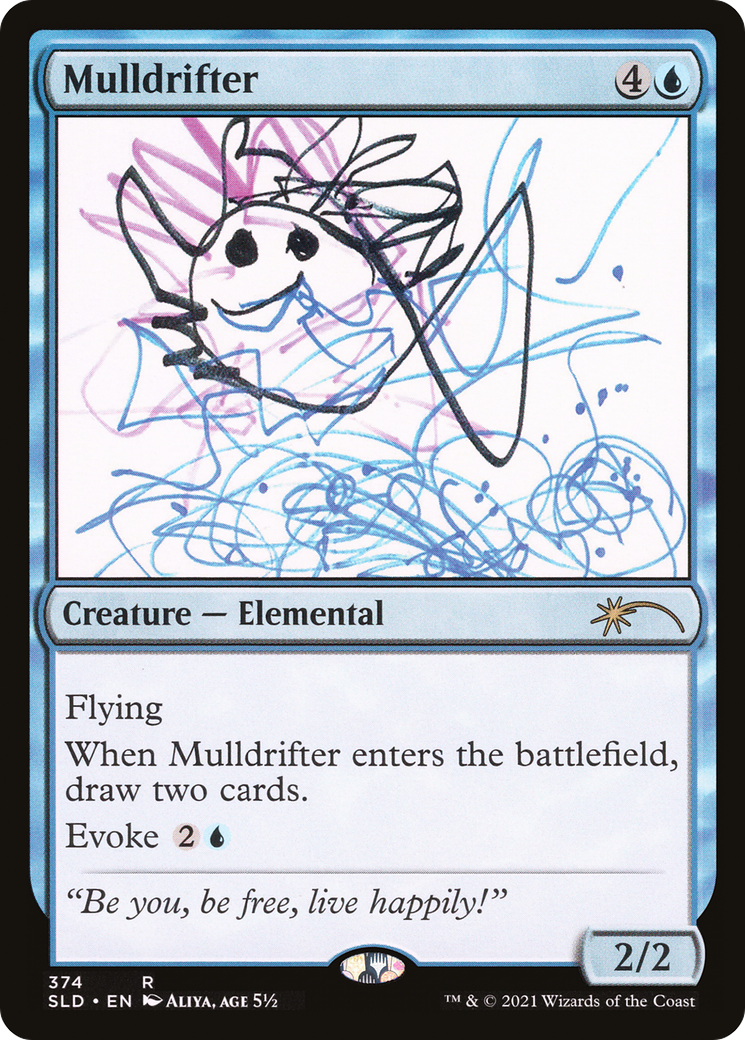 Mulldrifter (374) (SLD-374) [Secret Lair] Drop Foil MTG Single Wizards of the Coast