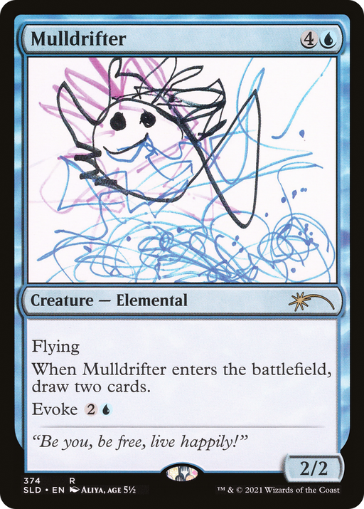 Mulldrifter (374) (SLD-374) [Secret Lair] Drop Foil MTG Single Wizards of the Coast