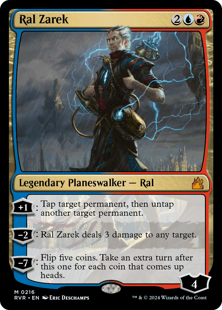 Ral Zarek (RVR-216) [Ravnica Remastered] MTG Single Wizards of the Coast