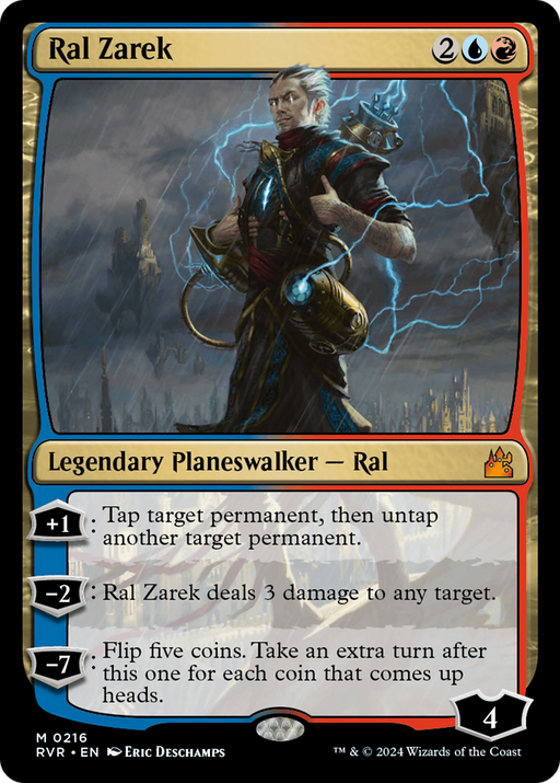 Ral Zarek (RVR-216) [Ravnica Remastered] Foil MTG Single Wizards of the Coast