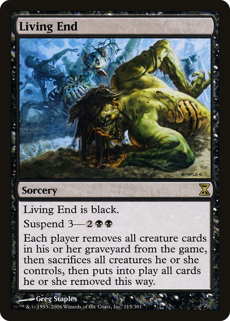 Living End (TSP-115) [Time Spiral] Foil MTG Single Wizards of the Coast