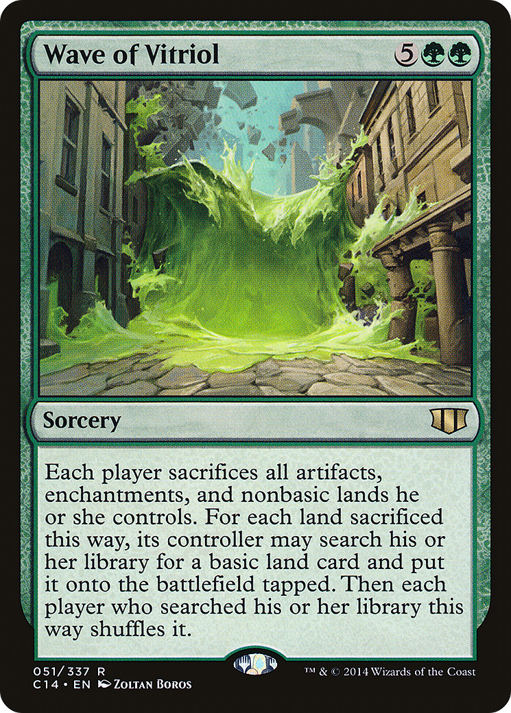 Wave of Vitriol (C14-051) [Commander 2014] MTG Single Wizards of the Coast