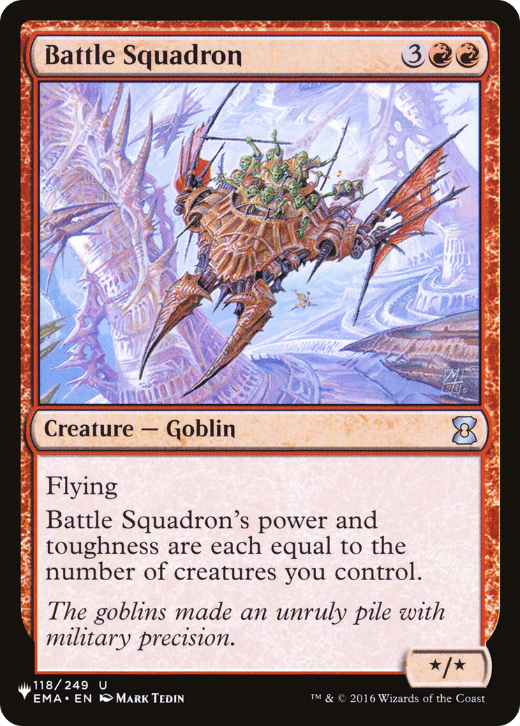 Battle Squadron (LIST-EMA-118) [Mystery Booster] The List MTG Single Wizards of the Coast