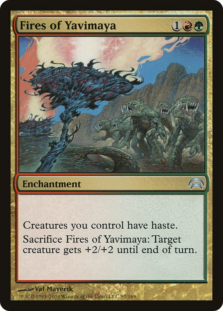 Fires of Yavimaya (HOP-087) [Misc] Planechase MTG Single Wizards of the Coast